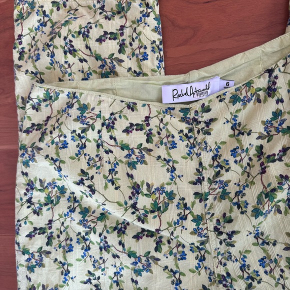 Rachel Antonoff Birdie Pant in Blueberry Print - Picture 9 of 9